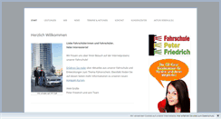 Desktop Screenshot of fahrschule-friedrich.com